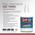 thumbnail image 5 of Red Line 11504 SAE 15W50 Fully Synthetic Motor Oil - 1 Quart, 5 of 8