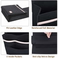thumbnail image 3 of Frogued Multi Pockets Bedside Phone Tablet Book Magazine Storage Bag Hanging Organizer (Black), 3 of 8