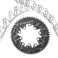 thumbnail image 3 of Bike Chainwheel 130BCD 52T//56T/58T/ Aluminum Alloy Road High Strength Chain Chain Wheel Chain - 56T, 3 of 8