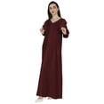 thumbnail image 4 of Bimba Abaya Islamic Prayer Dress With Hijab For Women'sFront Button PlacketMuslim Dress, 4 of 7