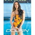 thumbnail image 4 of Dolfin Chloroban Team Solid Suit Womens Red 40, 4 of 5