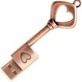 thumbnail image 1 of Clé USB 64 Go 2.0 en Forme de Cœur, Cadeau Rétro pour Famille, Enfants, Amis, Étudiants, Clé USB, 1 of 6