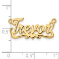 thumbnail image 4 of 14k Yellow Gold Polished Heart Name Plate XNA145Y, 4 of 4