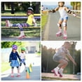 thumbnail image 4 of EONROACOO Roller Skates for Women, Girls Kid Teen Light up 4 Wheels Roller Skate (Women 8.5), 4 of 10