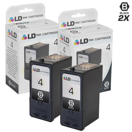 Remanufactured Cartridge Replacement for Lexmark #4 18C1974 (Black  2-Pack)