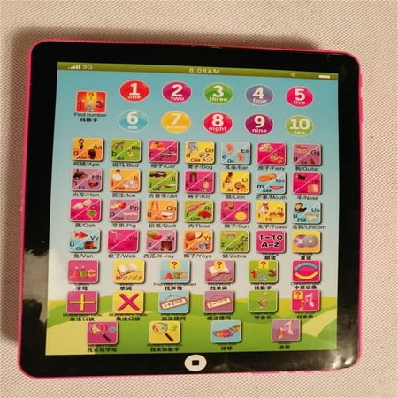 - Tablet Pad Computer For Kid Children Learning English Educational Teach Toy