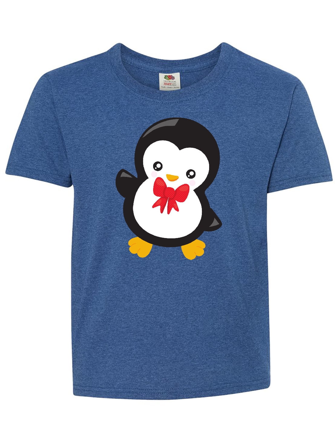 Penguin With Red Bow Tie, Cute Penguin Youth TShirt