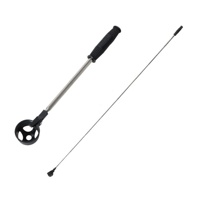 Recogedor de pelotas de golf, accesorio de regalo, agarre cómodo, herramienta de recogida portátil de acero inoxidable, para agua de estanque.