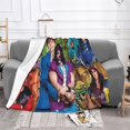 thumbnail image 2 of Descendants Blanket Super Soft Cozy Throw Blanket Fuzzy Comfy Flannel Blanket Warm Plush Blankets For Couch, Sofa, Bed 60"X50", 2 of 8
