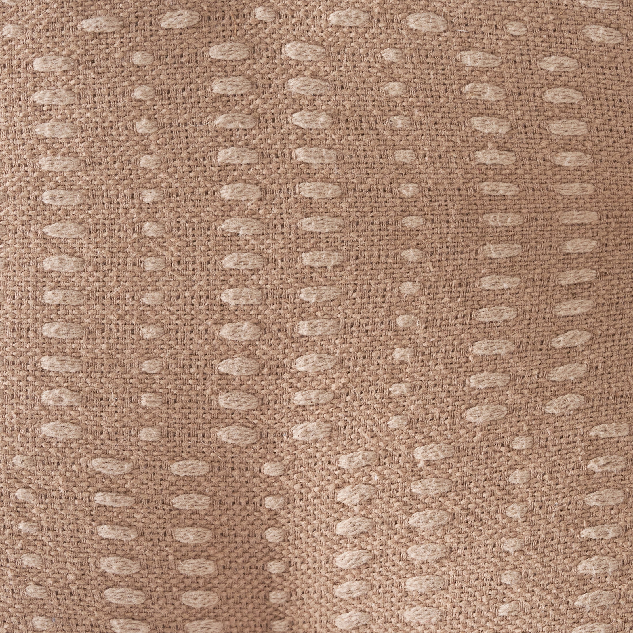 Better Homes & Gardens Taylor Cotton Floor Cushion, Beige, 24 in x 24 in