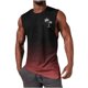 thumbnail image 4 of Ceisia Breathable Stretch Men's Loose Fit Crew Neck Gradient Palm Tree Print Sports Tank Gift, 4 of 7