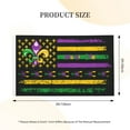 thumbnail image 4 of Mardi Gras Flag 3x5 Ft Outdoor Indoor With Grommet Garden Yard Banner Decorative Sign, 4 of 6