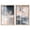 Blonde Frame, variant on Golden Minimalist Harmony Duo Shadowbox Print Living Room Decor by Art Remedy, Blonde Frame, 24 x 36