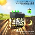 thumbnail image 2 of Luces solares para terraza, diseño exclusivo, luces de escalera para exteriores, luces solares impermeables, panel solar de funcionamiento automático para patio, iluminación decorativa para jardín,, 2 of 5