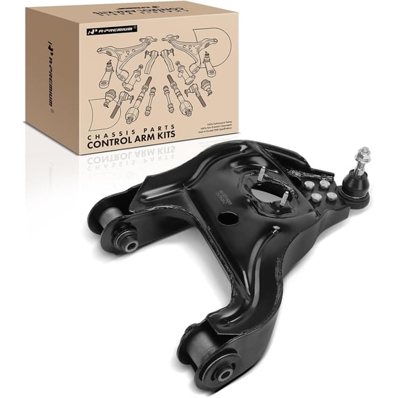 A-Premium Front Left Lower Control Arm, with Ball Joint & Bushing, Compatible with Dodge Ram 1500 2002 2003 2004 2005, RWD