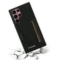 thumbnail image 4 of Case For Samsung Galaxy S23FE,Decase Ultra Slim Retro Style Minimalist PU Leather Phone Cover Durable Drop Protection Anti-Scratch Shockproof Case - black, 4 of 6