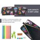 thumbnail image 5 of Easygdp Cat Icecream para Estuche de Lápices de Cuero, Estuche de Papelería de Cuero, Estuche de Gran Capacidad con Cremallera, 5 of 7