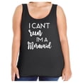 thumbnail image 1 of I Can't Run I'm A Mermaid Womens Tank Top, 1 of 1