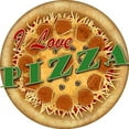 thumbnail image 2 of CafePress - I Love Pizza -  Round Wood Ornament 4", 2 of 2