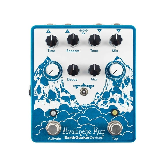 EarthQuaker Devices Avalanche Run V2 Delay and Reverb Pedal