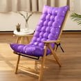 thumbnail image 3 of Btomtd Tufted Corduroy Sofa Cushions for Home Use, Large Seat Cushions for Living Room and Tatami, Soft and Comfortable Long Chair Cushion for Seating, Size 43"x16", Purple, 3 of 5