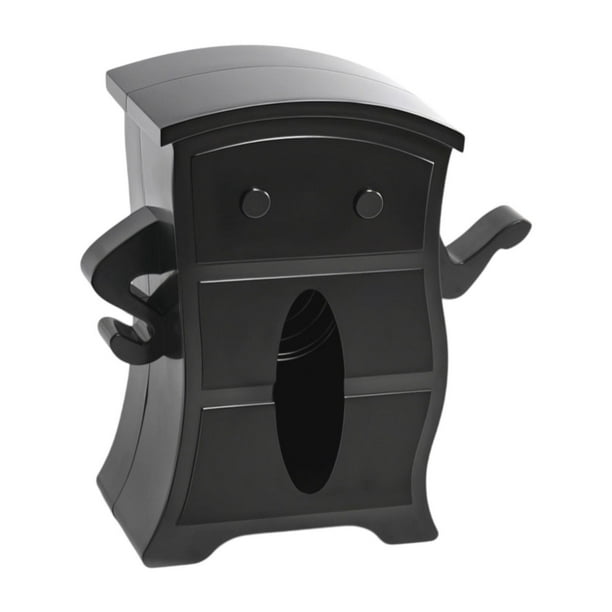 Organizador de pañuelos faciales, portátil, creativo, único y práctico. Negro