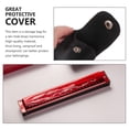 thumbnail image 3 of 2 Pcs Étuis Portables pour Harmonica Protecteurs Accessoires Musiciens (Noir), 3 of 9
