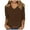 Brun-A2, variante sur CHUANK Hauts pour Femmes à Manches 3/4 Grande Taille Col en V Coude T-Shirt Uni pour Femmes Chemises à Demi-Manches à Motif Floral pour Femmes Blouses d'Été pour le Travail Professionnel Blanc P