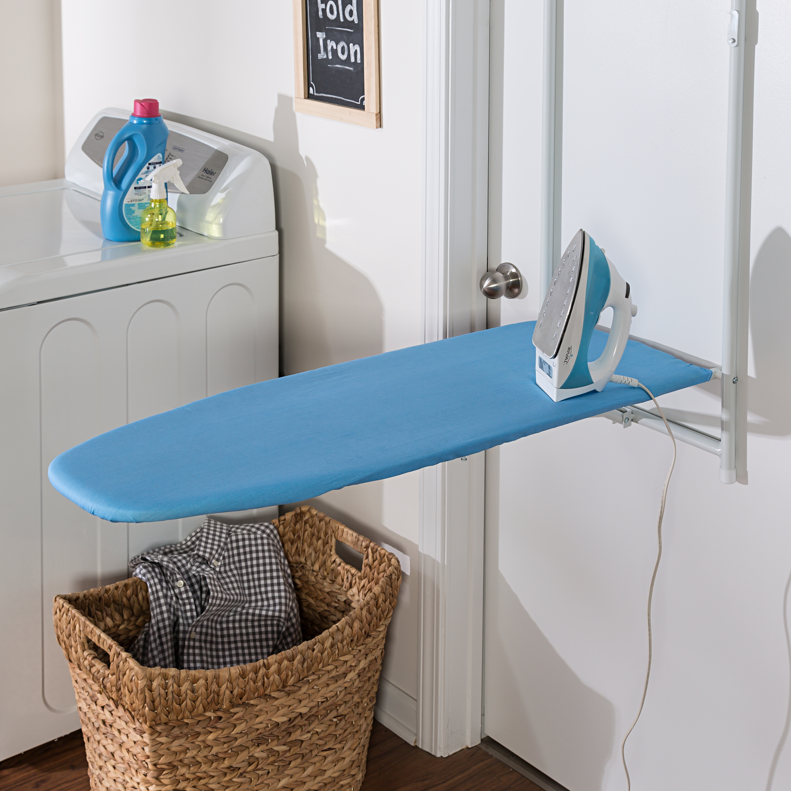 Door Hanging Ironing Table Folding Iron Board Space Saver Wall Boards