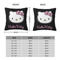 thumbnail image 2 of Hello Kitty Throw Pillow Cover Decoration Pillow Case Cushion for Home Sofa Couch 18"x18", 2 of 7