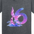 thumbnail image 4 of Inktastic 6th Birthday Mermaid Tail Youth T-Shirt, 4 of 5