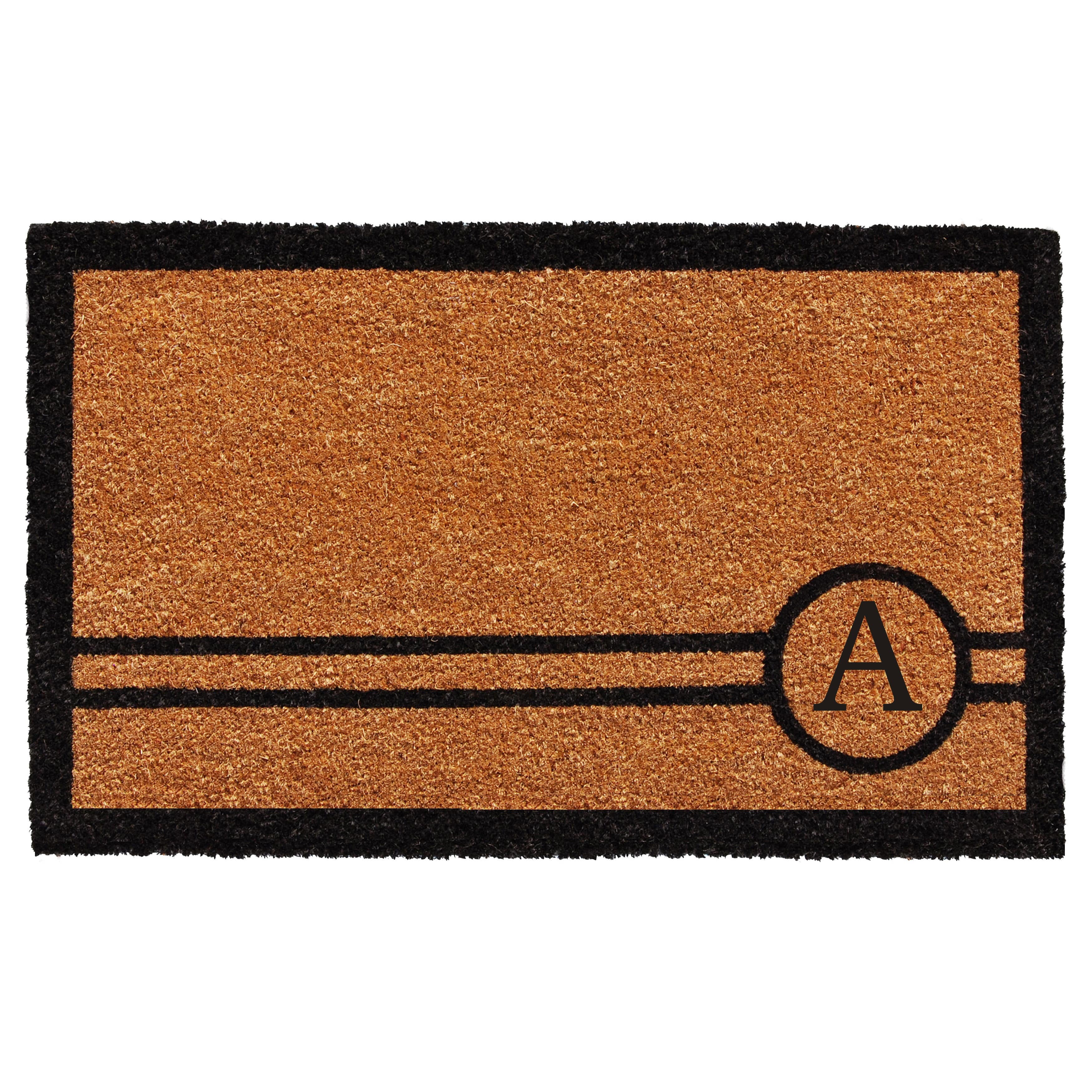Chelsea Monogram Doormat (Letter V)
