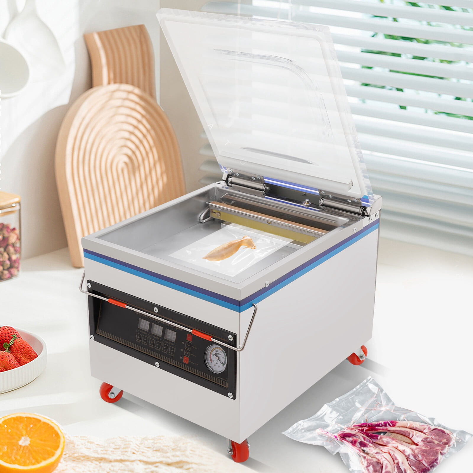 Tabletop Food Vacuum Packaging Machine, Chamber Vacuum Sealer, Vacuum Packing Machine