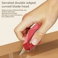 thumbnail image 6 of Clearance Cutter under $7 Utility Mini Retractable Opening Tool School Pocket Function Portable Cutting Students Cardboard Craft Cartons Letter Practical Box Cutter, 6 of 8