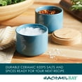 thumbnail image 3 of Rachael Ray Ceramic Stacking Spice Box Set with Lid, 2-Piece, Agave Blue, 3 of 10