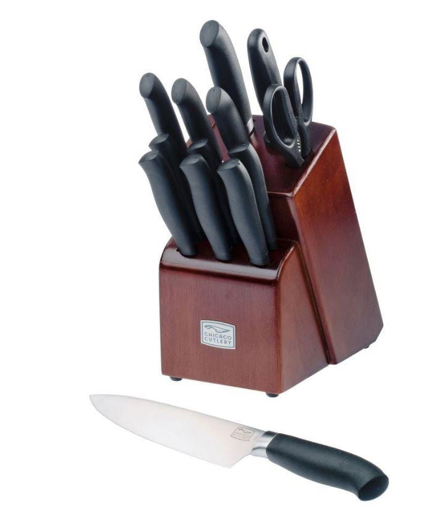 Chicago Cutlery ProHold Nonstick Knife Block Set, 14 Piece - Harris Teeter
