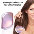 thumbnail image 4 of Peine de pelo liso antinudos, peine tt portátil, el cuerpo del peine es de ABS y los dientes del peine son de TPE, 4 of 5