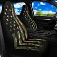 thumbnail image 2 of Binienty American Flag Camo Car Seat Covers Front Seats Breathable Thin Auto Seat Covers Waterproof Material Airbag Friendly Vehicle Bucket Cushions Universal for Cars SUV Truck Van, 2 of 8