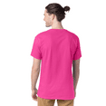thumbnail image 3 of Hanes Essential T-Shirt, 100% Cotton Short Sleeve Mens Tee, DIY and Arts And Crafts, Wow Pink, 2XL, 3 of 5