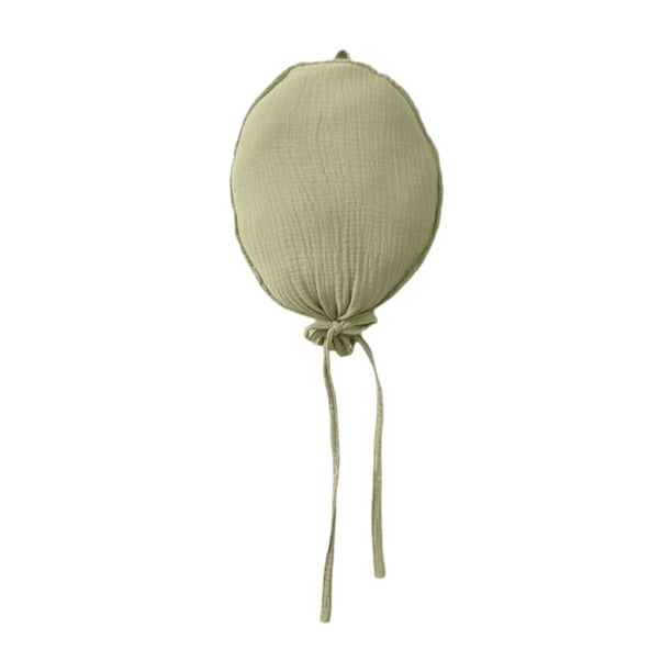 Decoración minimalista de globos de tela 3D para colgar en la pared, de 7,87 x 23,62 pulgadas, reutilizable. Verde