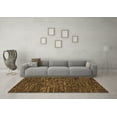 thumbnail image 3 of Ahgly Company Indoor Rectangle Abstract Brown Modern Area Rugs, 2' x 3', 3 of 4