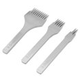 thumbnail image 4 of 3 piezas de cuero Craft Tool Hole Punches Cording Stitching Punch Tool 2.7/3.0/3.38/3.85 mm 2/5/10 Prong(3.0mm) Amonsee No, 4 of 5