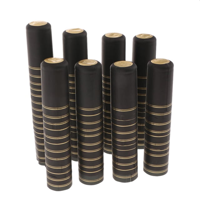 100 tapones retráctiles para botellas de vino, tapas para botellas de cerveza casera 60 mm de alto
