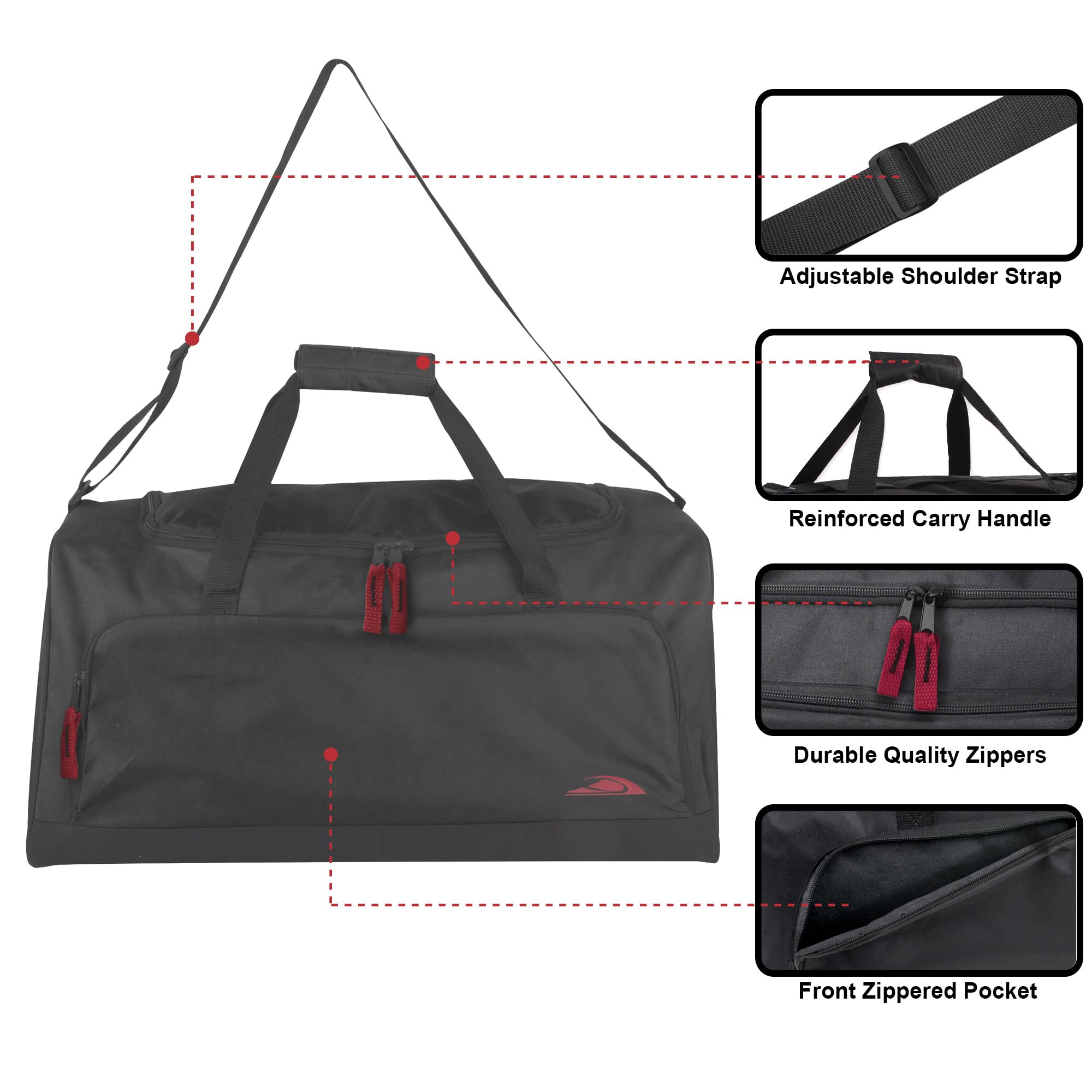 Trailmaker 24 In Weekender Duffel 55L Black photo 4