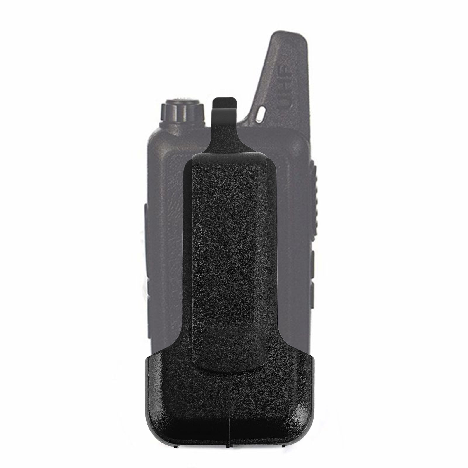 Clip De Ceinture Pour Talkie-walkie - Accessoire Radio Bidirectionnelle - Noir En Plastique - Dimensions 10x8x3 Cm