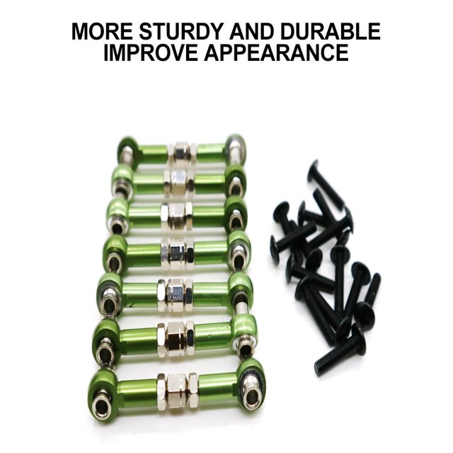 maskred Steering Link Rod Set For WR8 On-Road Vehicles Rc Steering Link Rod Set Aluminum Alloy Wheelbase RC Car Accessories Dark Blue