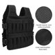 thumbnail image 4 of Gilet lesté réglable en maille avec sac de sable de 35 kg pour entraînement de force et course à pied, 4 of 4