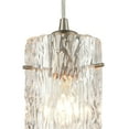 thumbnail image 3 of Elk Home 5-Inch Wide Roubaix Mini Pendant, Transitional, Satin Nickel, 3 of 3