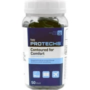 Flents Protechs Contoured for Comfort Foam Ear Plugs (NRR 32), 50 Pair, Black