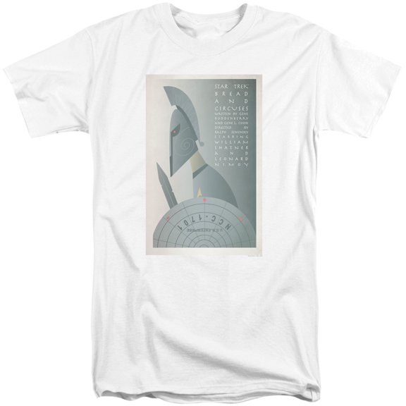 Star Trek Tos Episode 54 Adult Tall T-Shirt 18/1 T-Shirt White